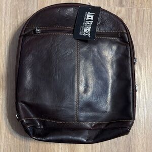 Jack George’s women’s leather backpack/crossbody Bag NWT